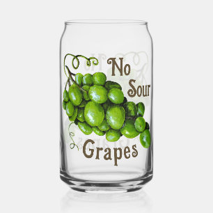 Vaso Con Forma De Lata Uvas Vidrio seco