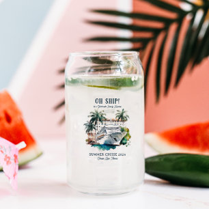 Vaso Con Forma De Lata Vacaciones de verano de barco de crucero Reunión p