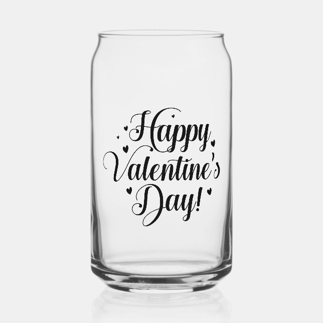Vaso Con Forma De Lata Valentine (Anverso)