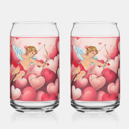 Vaso Con Forma De Lata Valentine Arrow Glass