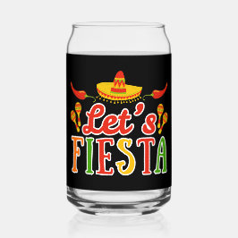 Vaso Con Forma De Lata Vamos a Fiestar Cinco de Mayo