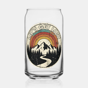 Vaso Con Forma De Lata Vamos a Perdernos Aventura Retro en la Montaña al 