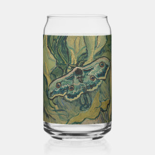Vaso Con Forma De Lata Van Gogh Mariposa Lunar Gigante Arte de Naturaleza