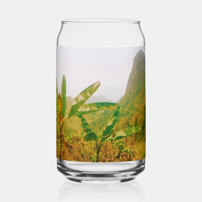 Vaso Con Forma De Lata Vang Vieng Trail - Laos (Anverso)