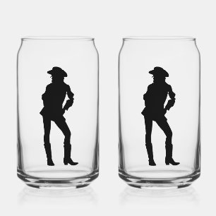 Vaso Con Forma De Lata Vaquera