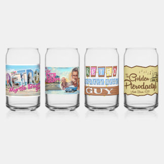 Vaso Con Forma De Lata Variedad del Retro Myrtle Beach Guy