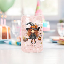 Vaso de café con hielo de calabazas felices de Hal