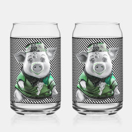 Vaso Con Forma De Lata Vaso de cerdito de cerámica