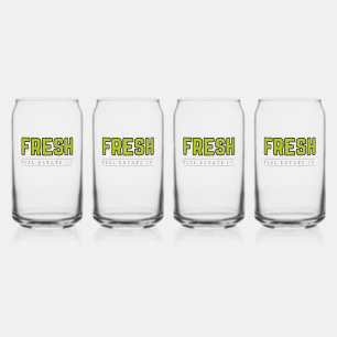 Vaso Con Forma De Lata Vaso de lata FRESH (Juego de 4)