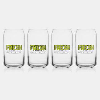 Vaso Con Forma De Lata Vaso de lata FRESH (Juego de 4)