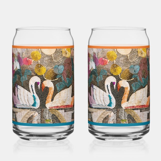 Vaso Con Forma De Lata Vaso de soda de cisne (Anverso)