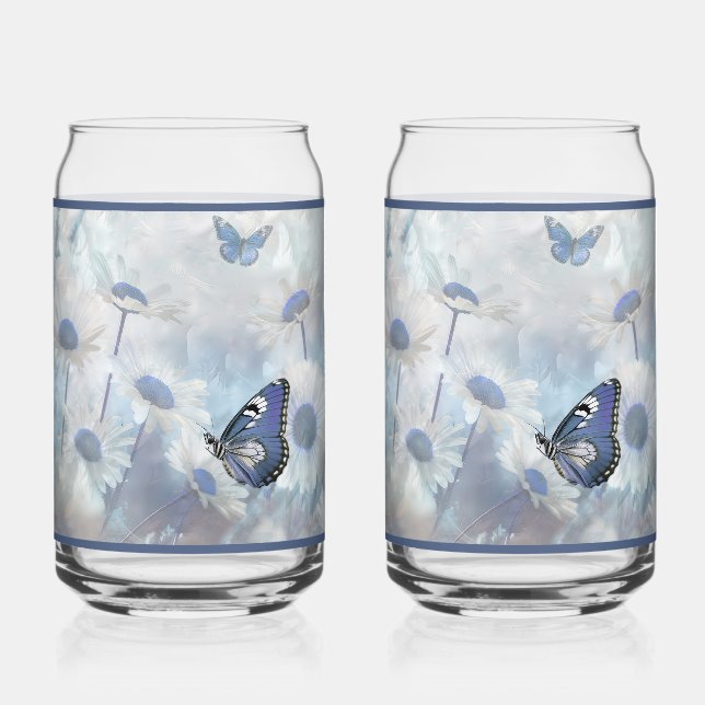 Vaso Con Forma De Lata Vaso de soda mariposa (Anverso)
