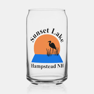 Vaso Con Forma De Lata Vaso de vidrio para lata Sunset Lake
