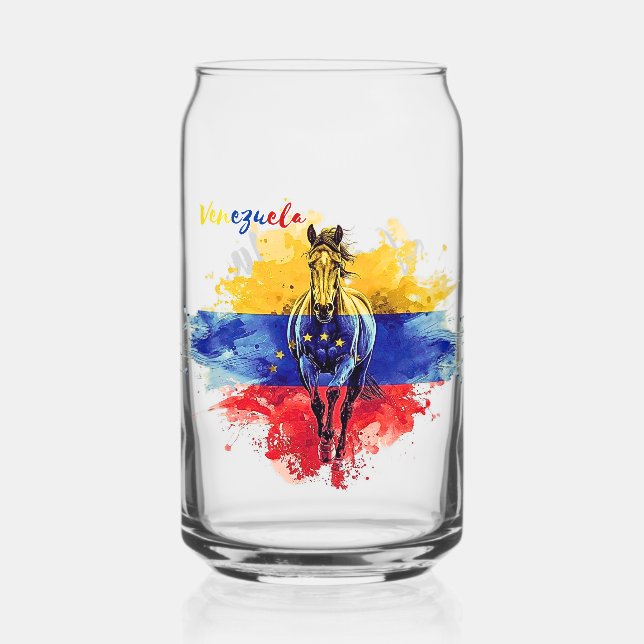 Vaso Con Forma De Lata Venezuela | Orgullo Venezolano (Anverso)