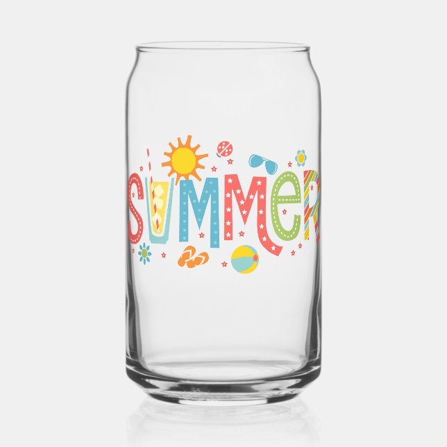 Vaso Con Forma De Lata verano (Anverso)