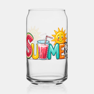 Vaso Con Forma De Lata Verano
