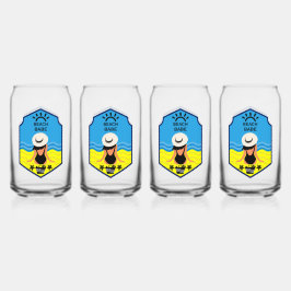 Vaso Con Forma De Lata Verano Esencial de Playa 