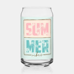 Vaso Con Forma De Lata VERANO Vibes Tropical Beach Life