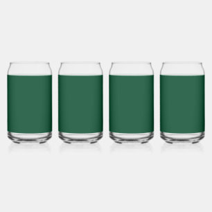 Vaso Con Forma De Lata Verde de las carreras británicas (color sólido)