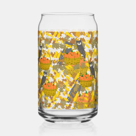Vaso Con Forma De Lata Verre Canette Citrouilles d'Automne 