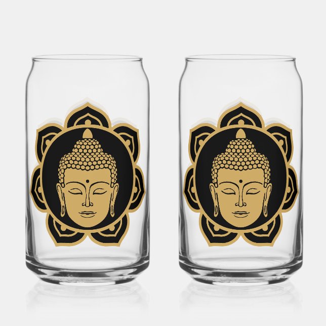 Vaso Con Forma De Lata Vesak Buddha (Anverso)