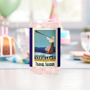 VASO CON FORMA DE LATA VIAJAR SUECIA