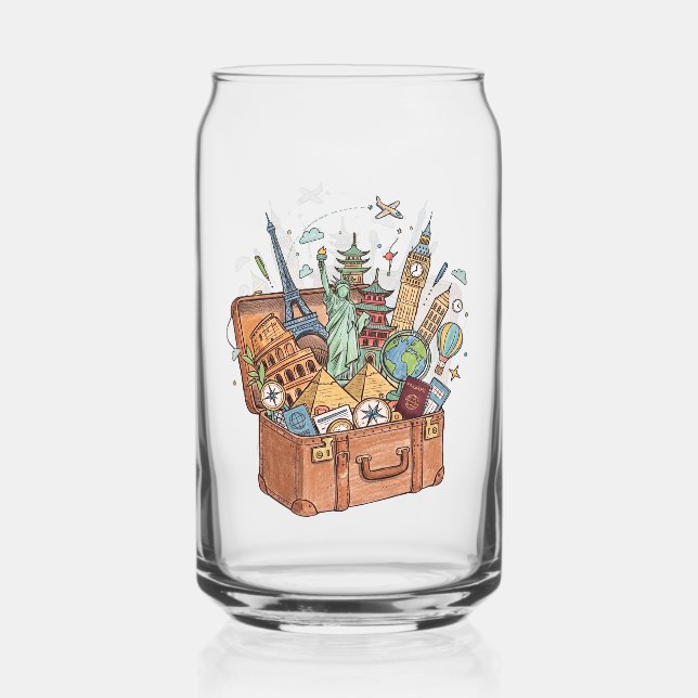 Vaso Con Forma De Lata Viaje (Anverso)