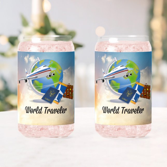 Vaso Con Forma De Lata Viajero del Mundo (Insitu (Boda))