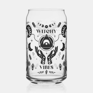 Vaso Con Forma De Lata Vibes de brujería