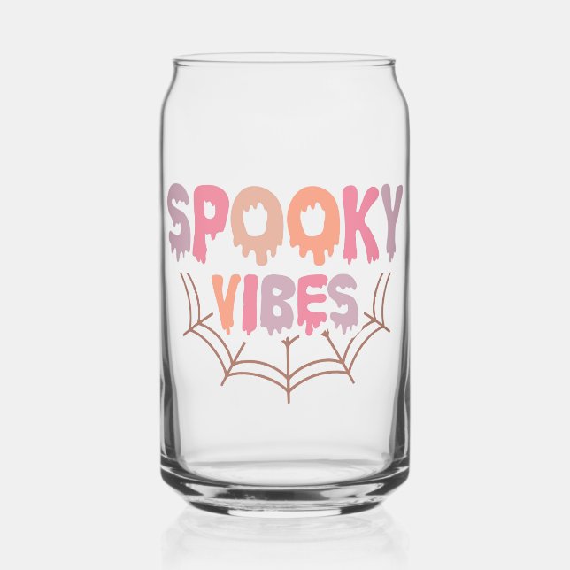 Vaso Con Forma De Lata Vibes fantasmales (Anverso)