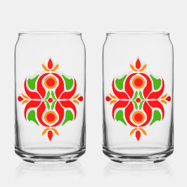 Vaso Con Forma De Lata Vídrio