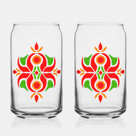 Vaso Con Forma De Lata Vídrio