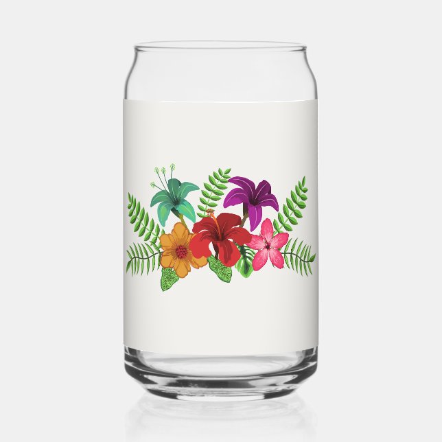 Vaso Con Forma De Lata Vidrio (Anverso)