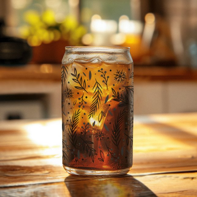 Vaso Con Forma De Lata Vidrio Botánico Invernal Puede (Subido por el creador)