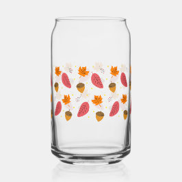 Vaso Con Forma De Lata Vidrio de Lata de Otoño Decoración para el Hogar A