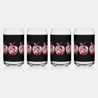 Vaso Con Forma De Lata Vidrio de lata impreso