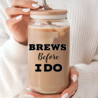 Vidrio de propuesta de los Groomsmen, brew antes q