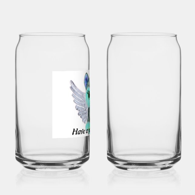 Vaso Con Forma De Lata ¡Vidrio de zafiro! (Derecha)