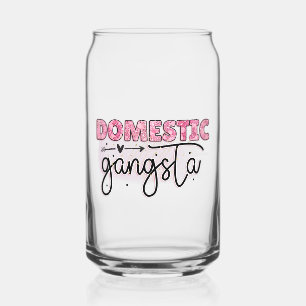Vaso Con Forma De Lata Vidrio doméstico para beber gangsta - regalo diver