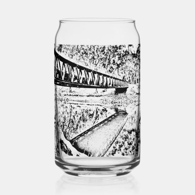 Vaso Con Forma De Lata Vidrio impreso (Anverso)