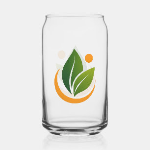 Vaso Con Forma De Lata Vidrio para beber fiesta