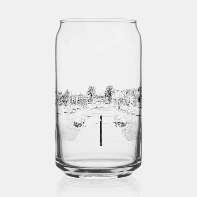 Vaso Con Forma De Lata Vidrio puede beber (Anverso)