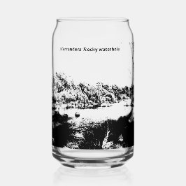 Vaso Con Forma De Lata Vidrio puede beber