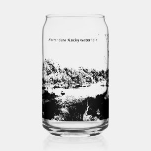 Vaso Con Forma De Lata Vidrio puede beber