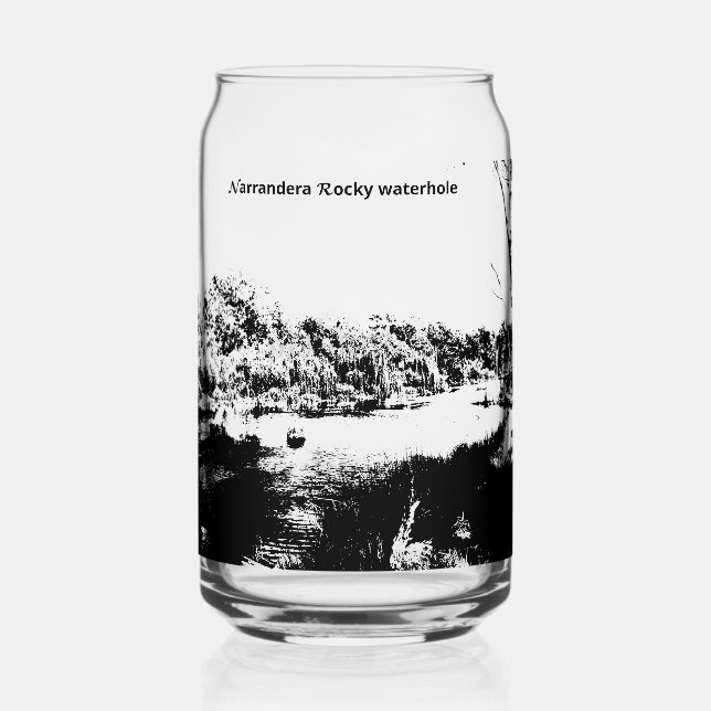 Vaso Con Forma De Lata Vidrio puede beber (Anverso)