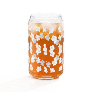 Vaso Con Forma De Lata Vidrio superpuesto de cuadrícula moderno Copa de