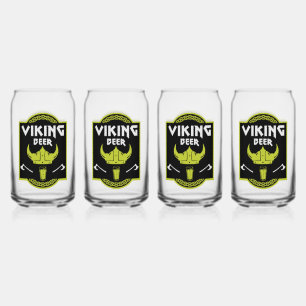 Vaso Con Forma De Lata Viking Beer Drinker
