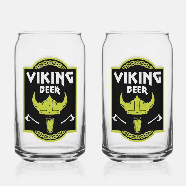 Vaso Con Forma De Lata Viking Beer Drinker (Anverso)
