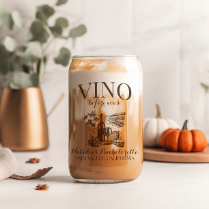 Vaso Con Forma De Lata Vino antes de Vows Bach Personalizado Bodega Bache