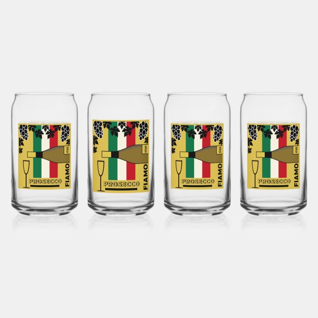 Vaso Con Forma De Lata Vino espumoso de Prosecco (Anverso)